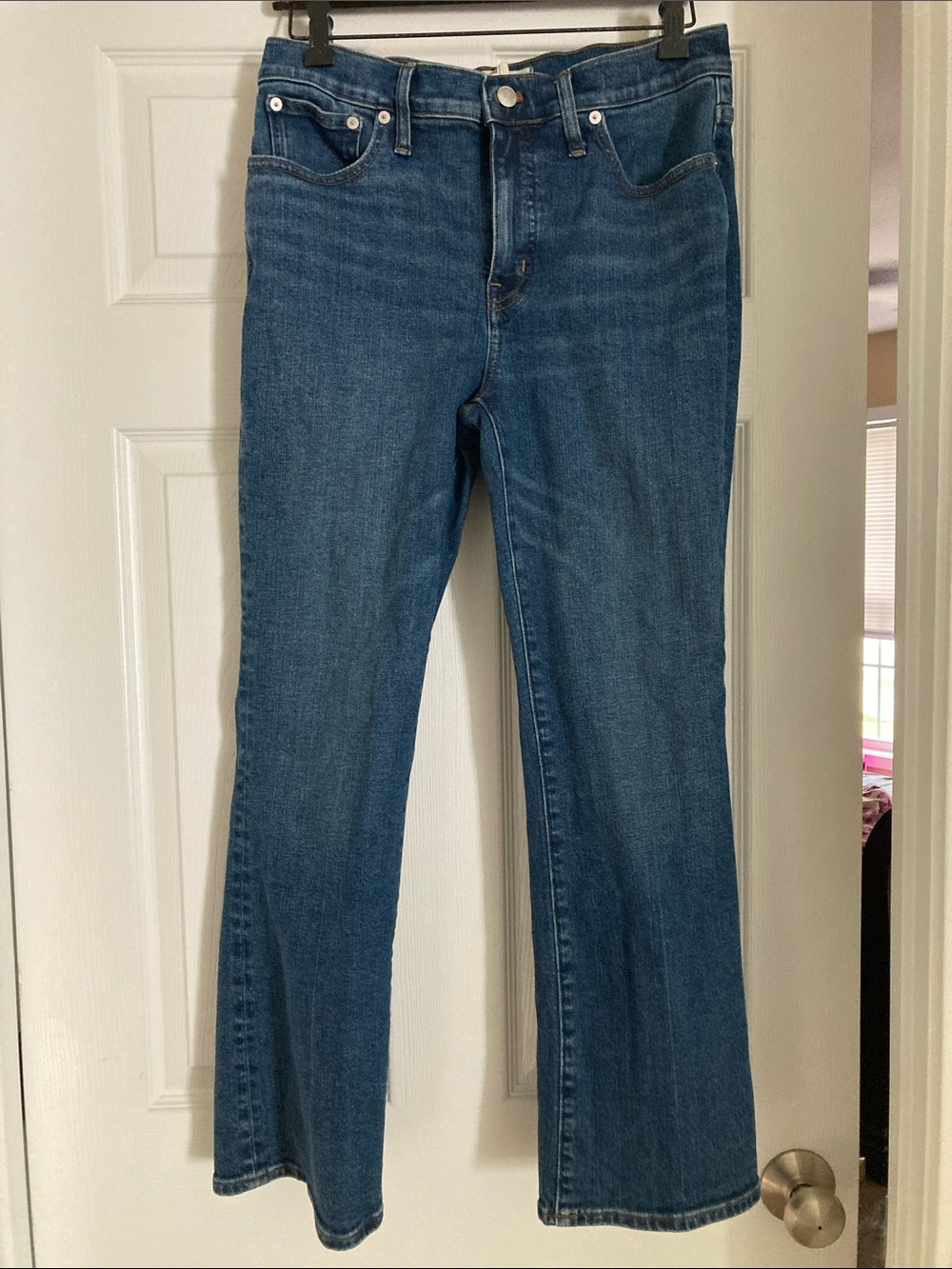 Madewell kick out crop jeans